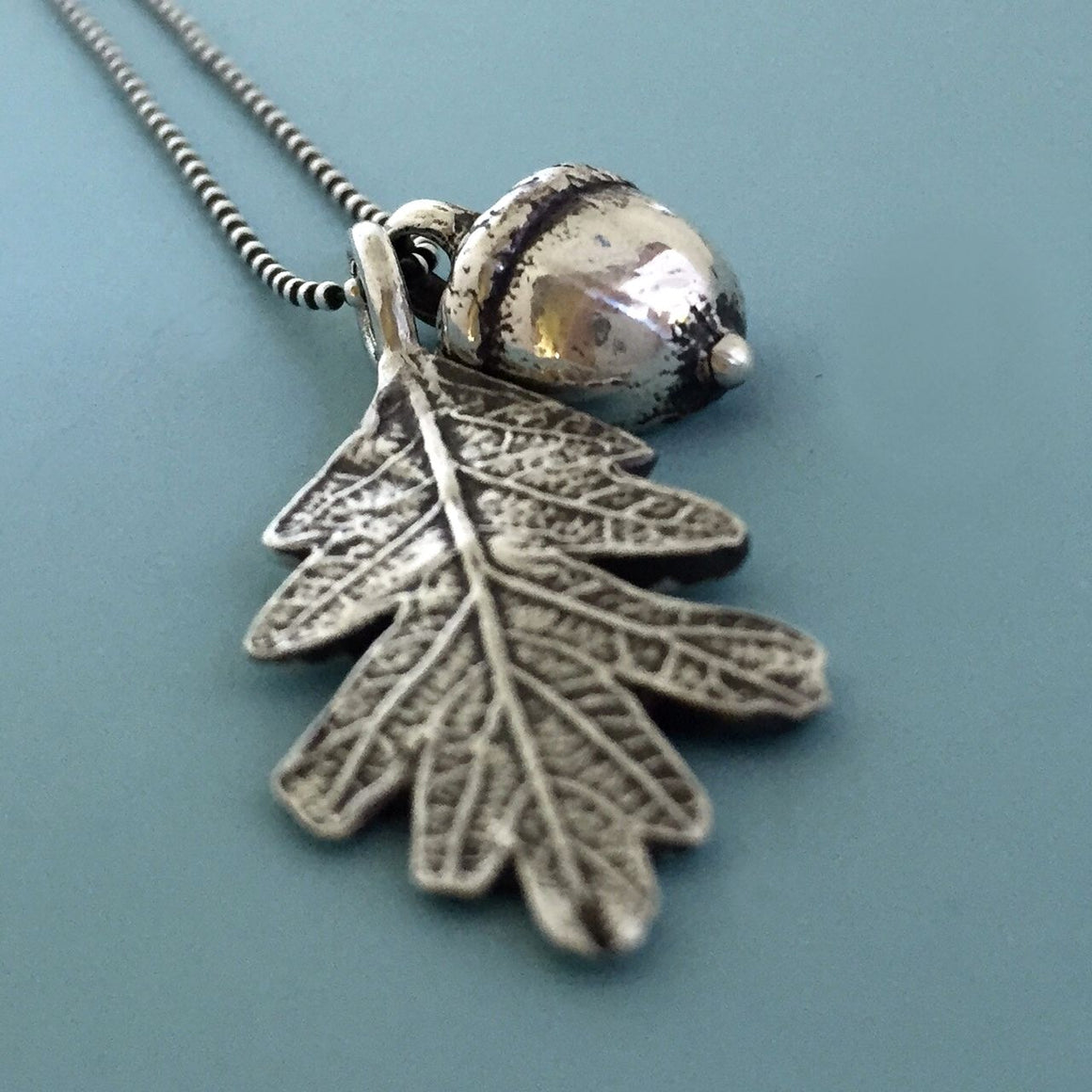 botanical necklaces and earrings