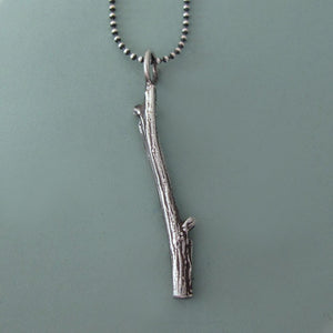 Twig Necklace in Sterling Silver - Live Oak