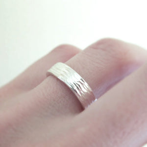 Ripple Wedding Band in Sterling Silver - Choose a Width