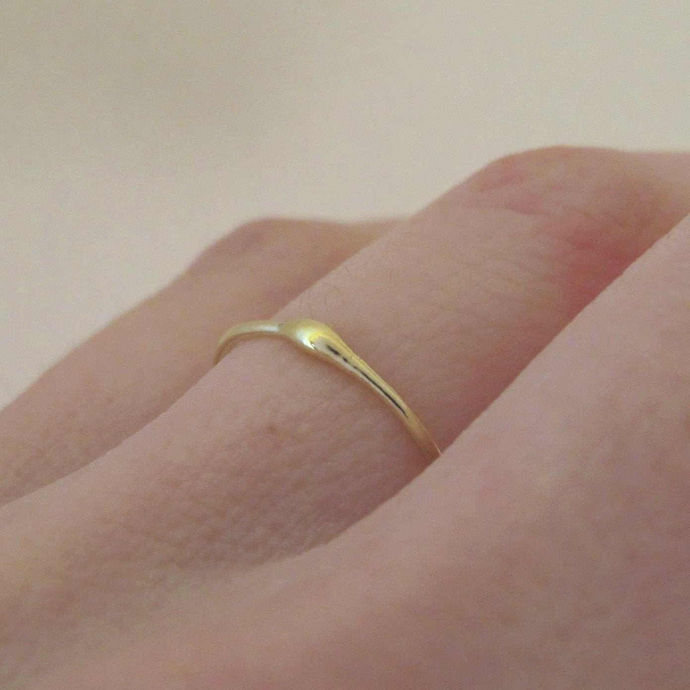 Reflective Mesh Heart 22K Gold Ring – Andaaz Jewelers